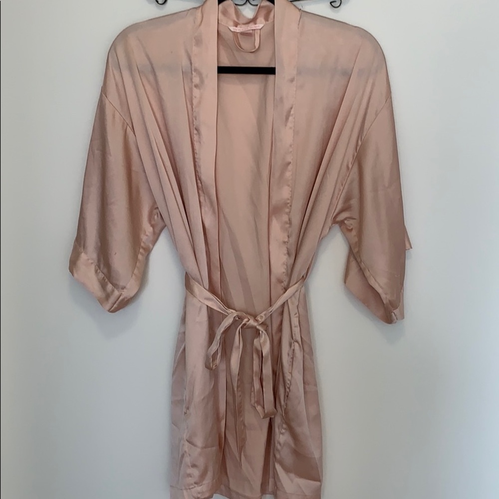 Pink Victoria secret silk night gown